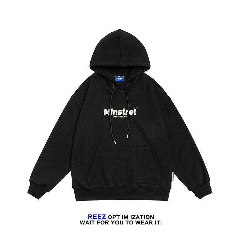 A hooded sweater