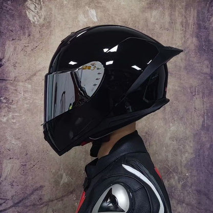 A locomotive helmet