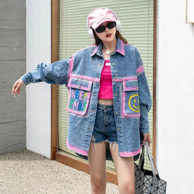 A denim top