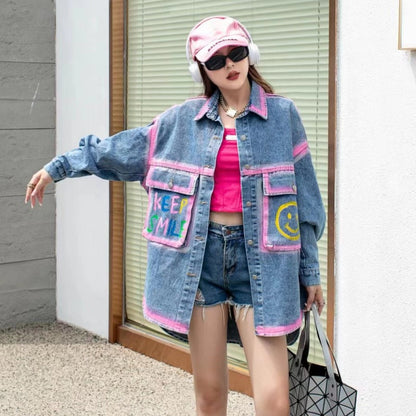 A denim top