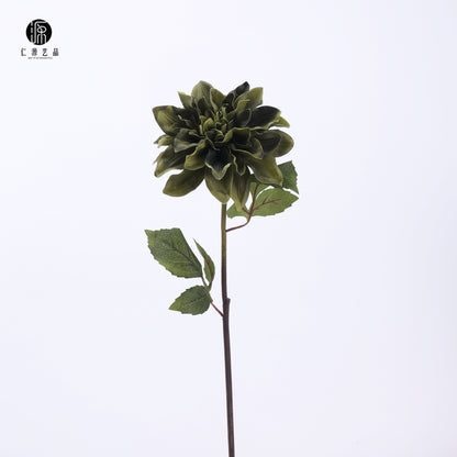 A dream color, moisturizing Dahlia PU simulated flower, wedding home decoration fake flower hotel photography flower arrangement