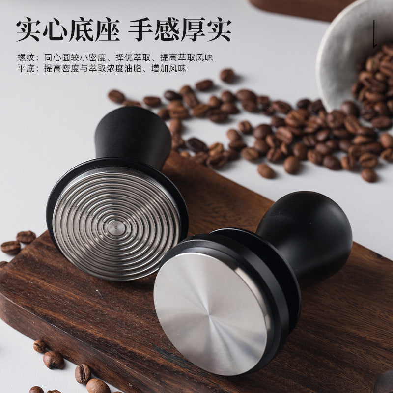 A new stainless steel self-gravity coffee dispenser, Italian coffee dispenser, powder press, balance and concentration coffee dispenser