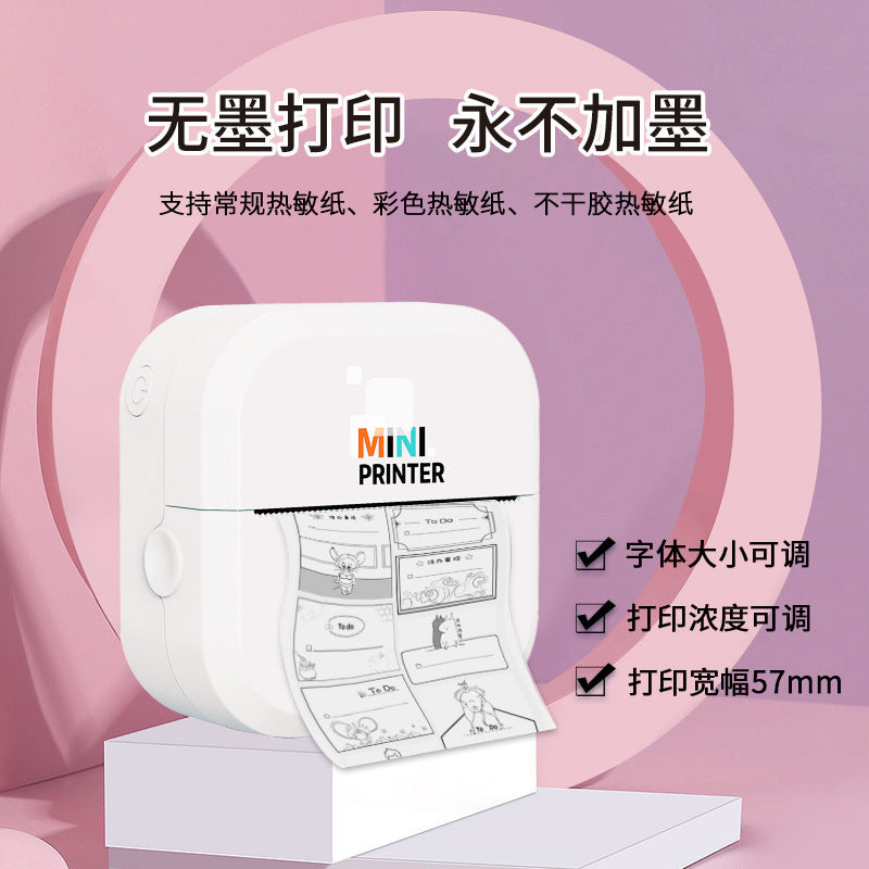 A Mini Label Printer Portable