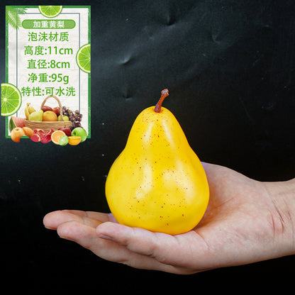 A simulation weighted fruit ornaments window display layout home decoration photography props fruit sakya fruit star fruit