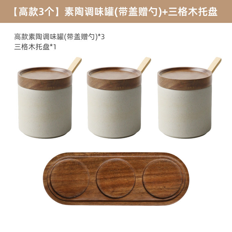 A ceramic spice jar