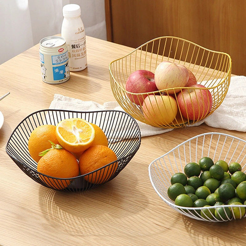A Creative modeling Irregular storage fruit basket Dried fruit snack storage basket Complete specifications Sundries storage basket