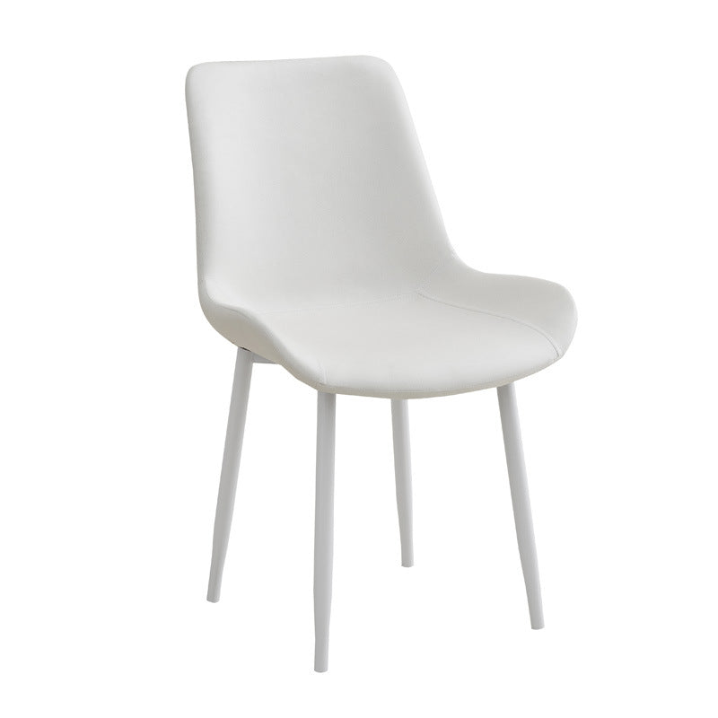 A Leather Dining Chair Home Hotel Reception Chair Leisure Chair Durable Dining Chair