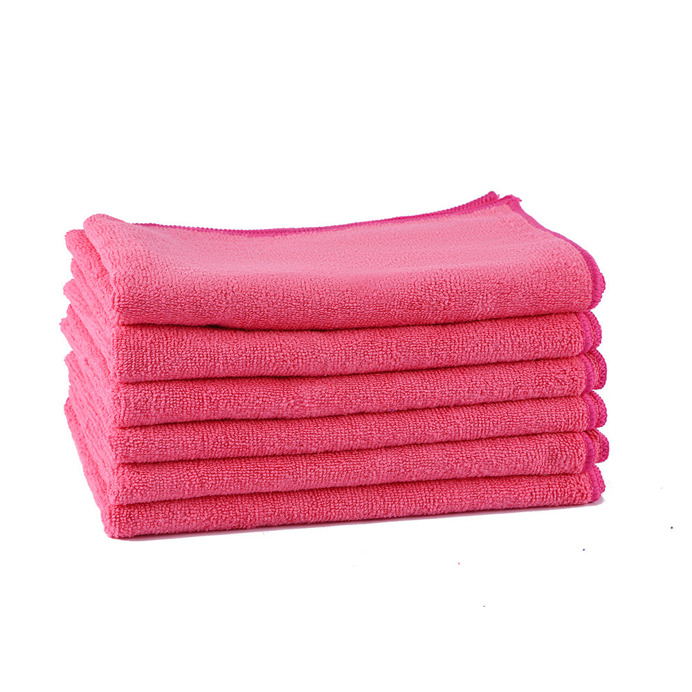 A enlarged and thickened car towel without leaving marks, water-absorbing polyester brocade microfiber towel, household cleaning floor towel