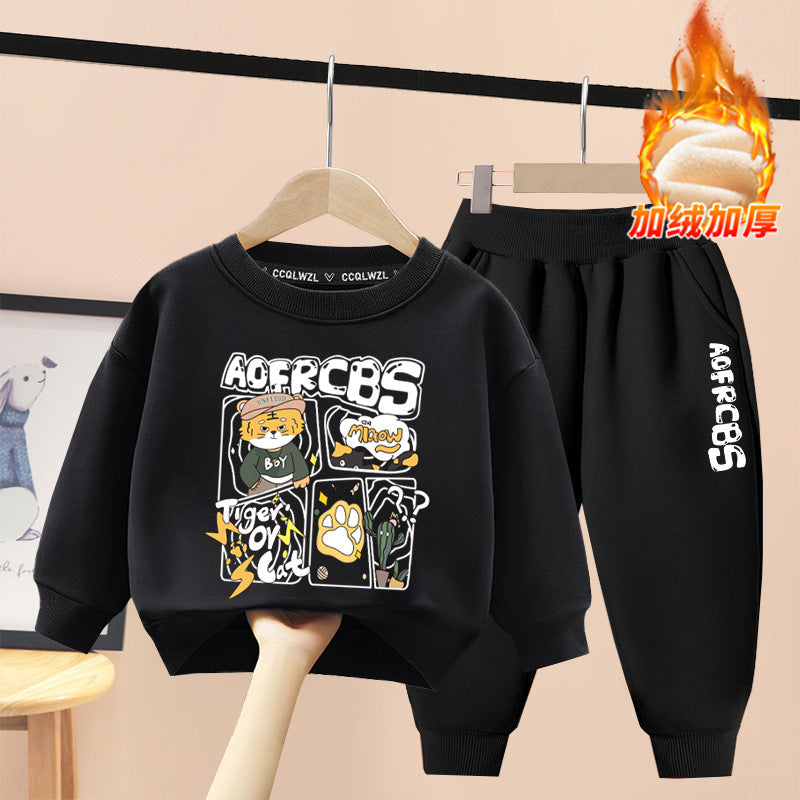 A children's sweater set