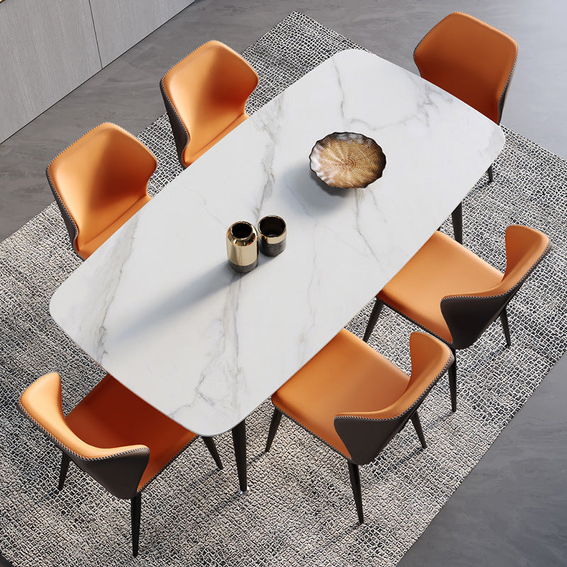 A leather chair backrest chair