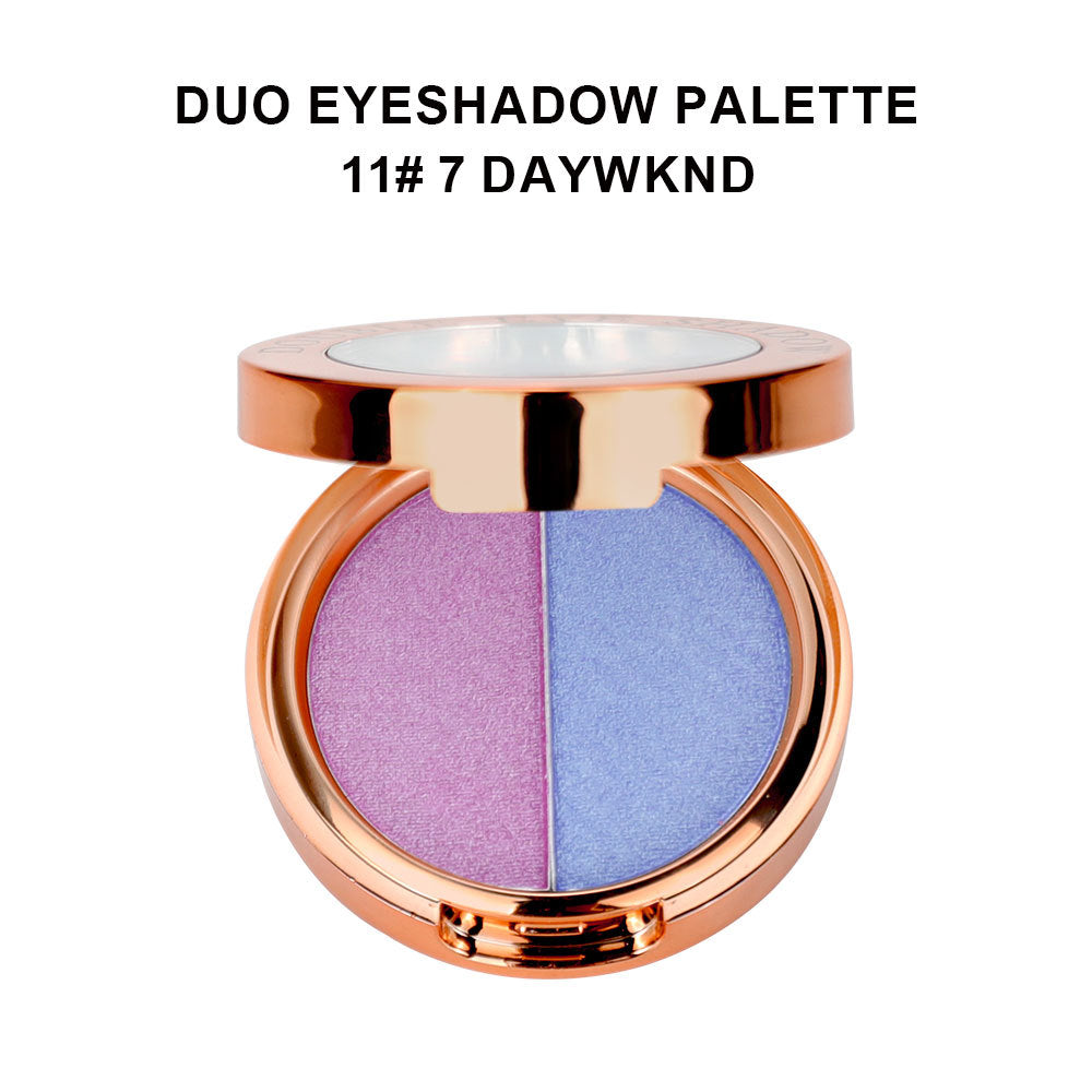 A two color eyeshadow —— Customizable logo MOQ 100 pieces