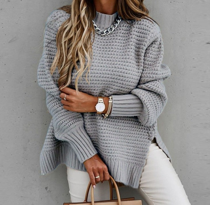 A knitted sweater