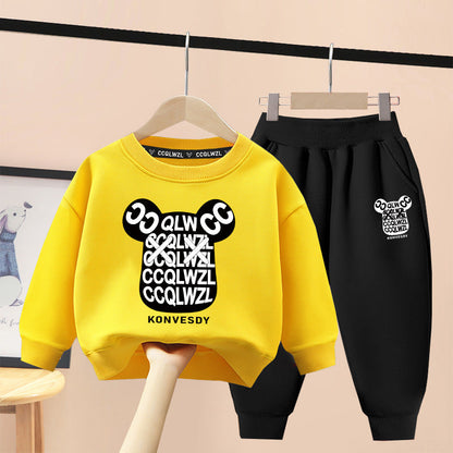 A children's sweater set