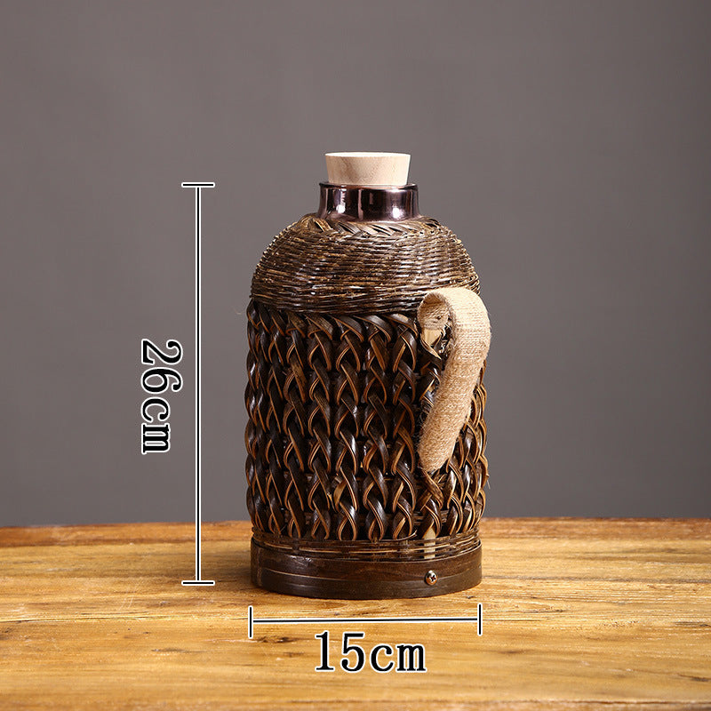 A bamboo kettle