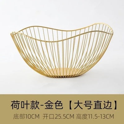 A Creative modeling Irregular storage fruit basket Dried fruit snack storage basket Complete specifications Sundries storage basket