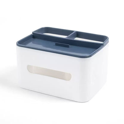 A New Creative Multifunctional Tissue Box Desktop Remote Control Storage Dust-proof Carton Car Home Living Room Coffee Table Simple