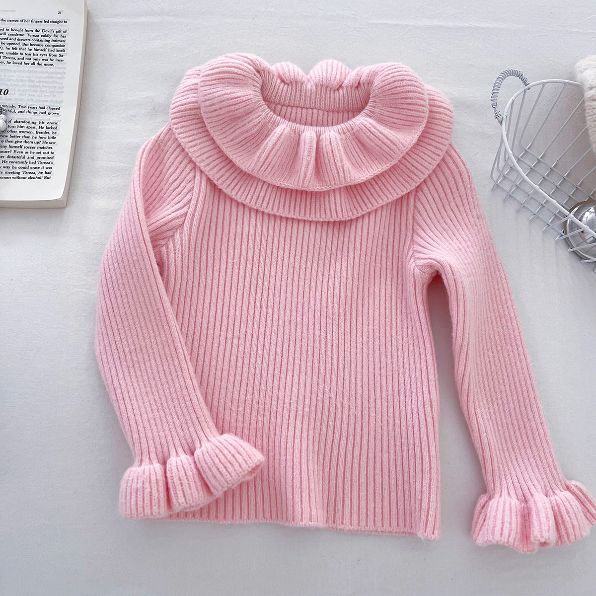 A children's long-sleeved top