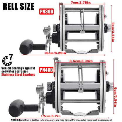 A PN300/400 Iron Plate Large Drum Reel – Durable & Heavy-duty