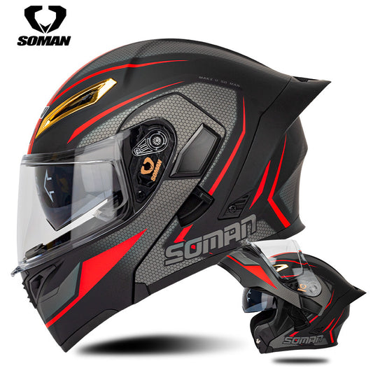 A locomotive helmet