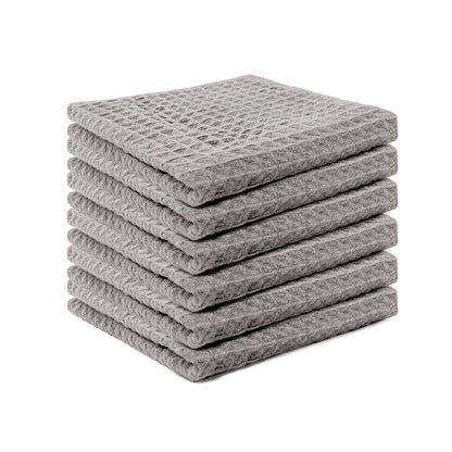 A Waffle rag coffee milk tea shop bar special cleaning towel thickened not easy to lose hair quick drying cleaning towel