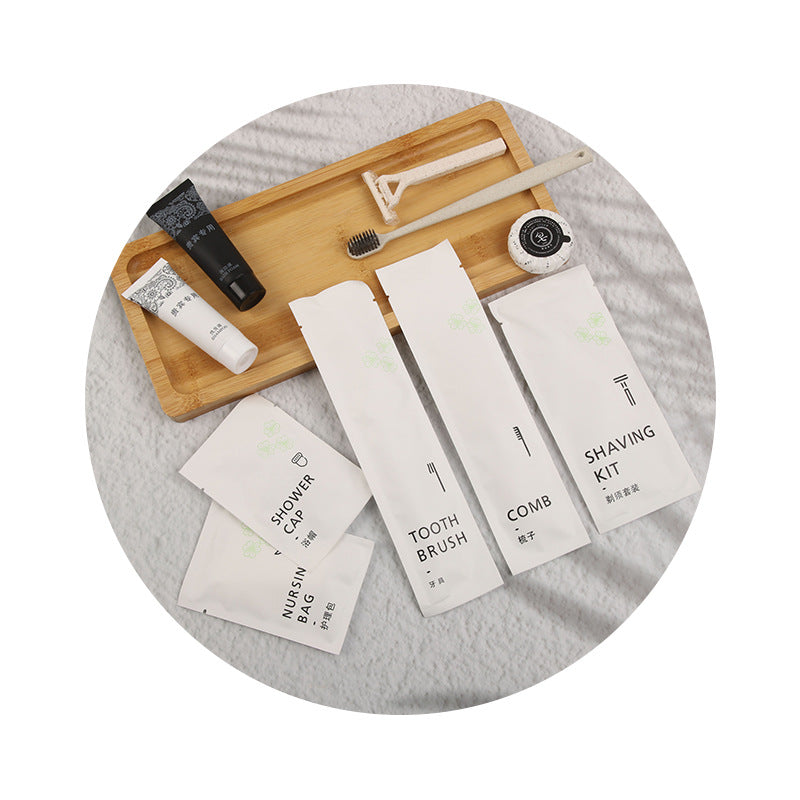 Hotel disposable toiletries set