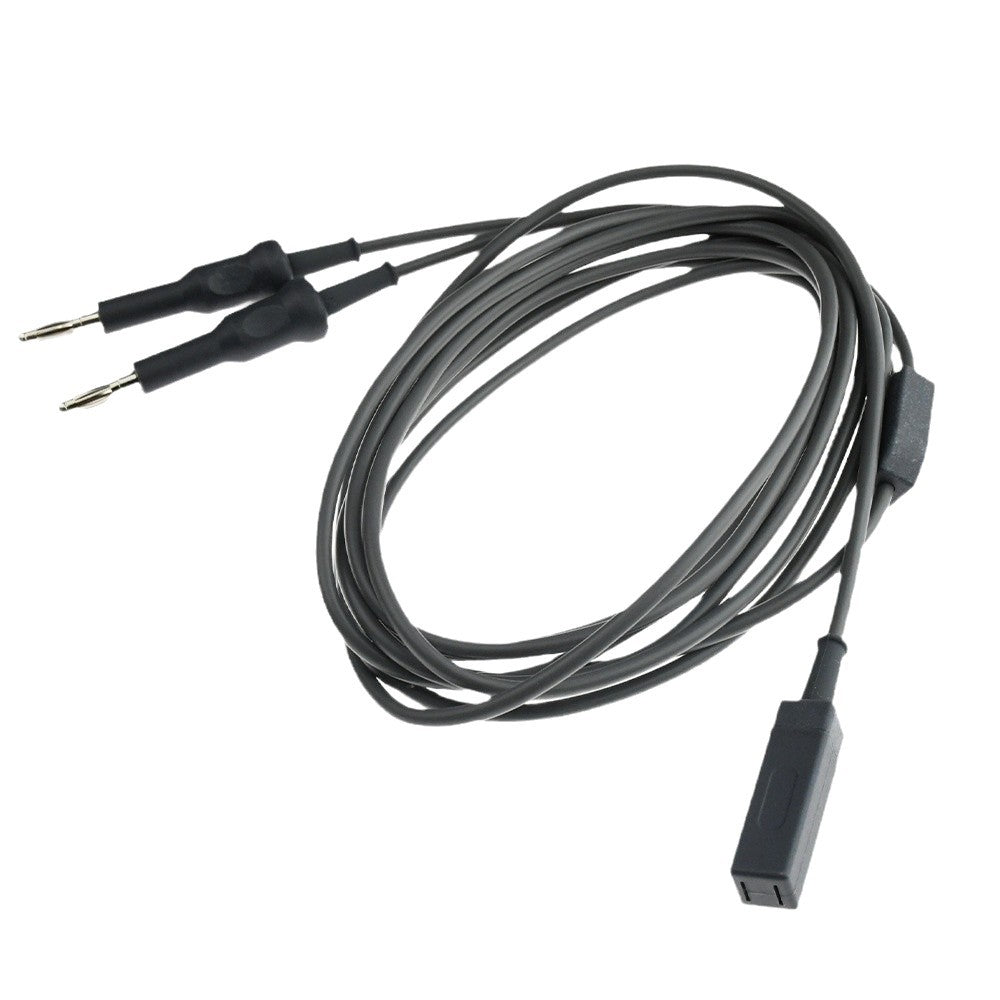A Reusable bipolar coagulation clamp cable 4mm banana plug connection snake ESU-006C