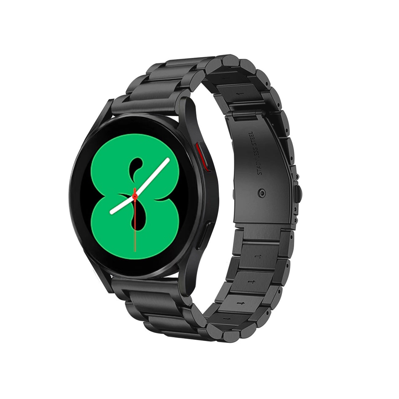 A For Samsung Galaxy Watch 7 Stainless Steel Watch with Metal 40/42/46 mm Solid Steel Strap