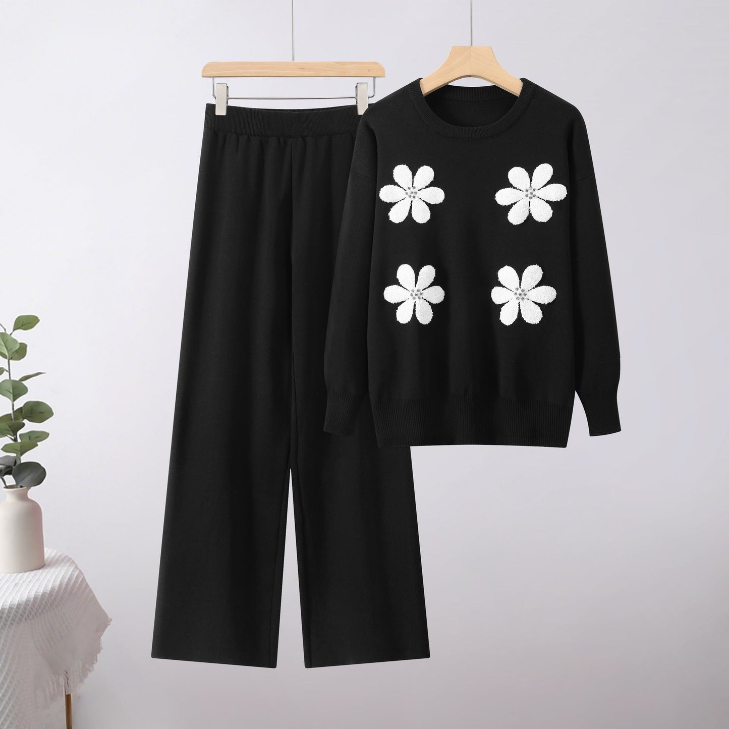 A two-piece knitted set