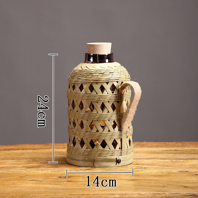 A bamboo kettle