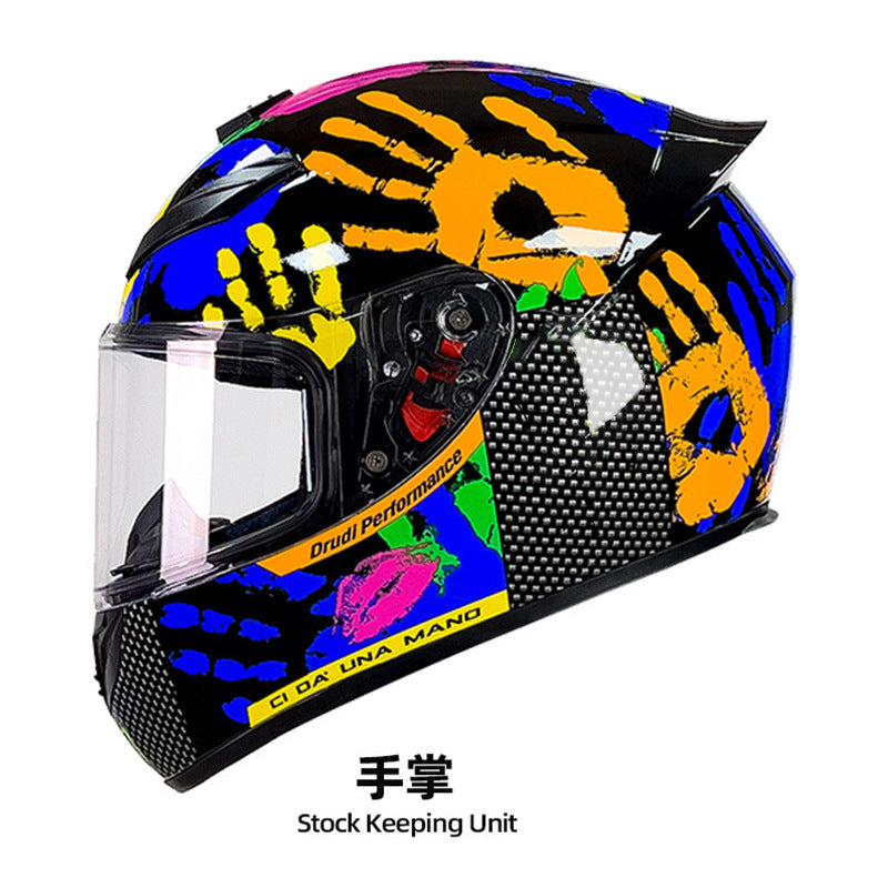 A locomotive helmet