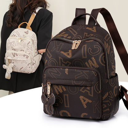 A new women's backpack trendy Internet celebrity hot-selling large-capacity backpack
