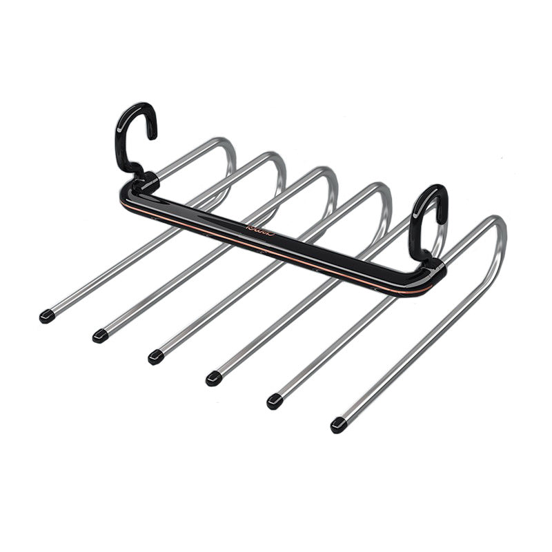 A folding pants rack storage rack
