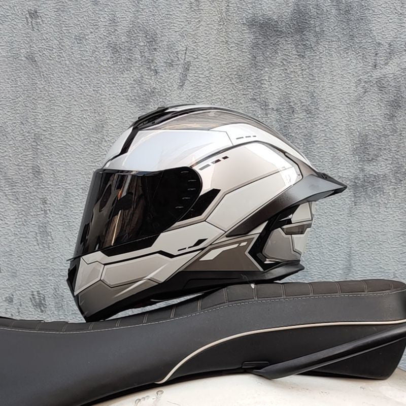 A locomotive helmet