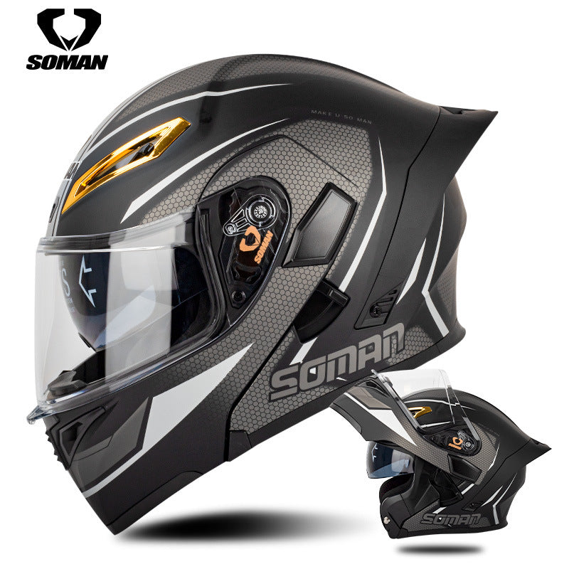 A locomotive helmet