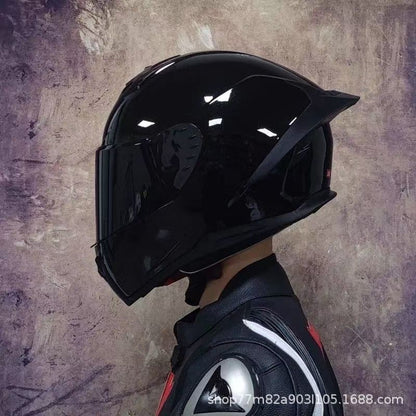 A locomotive helmet