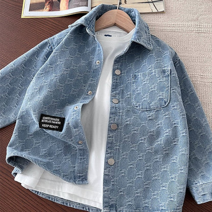 A children's denim jacket