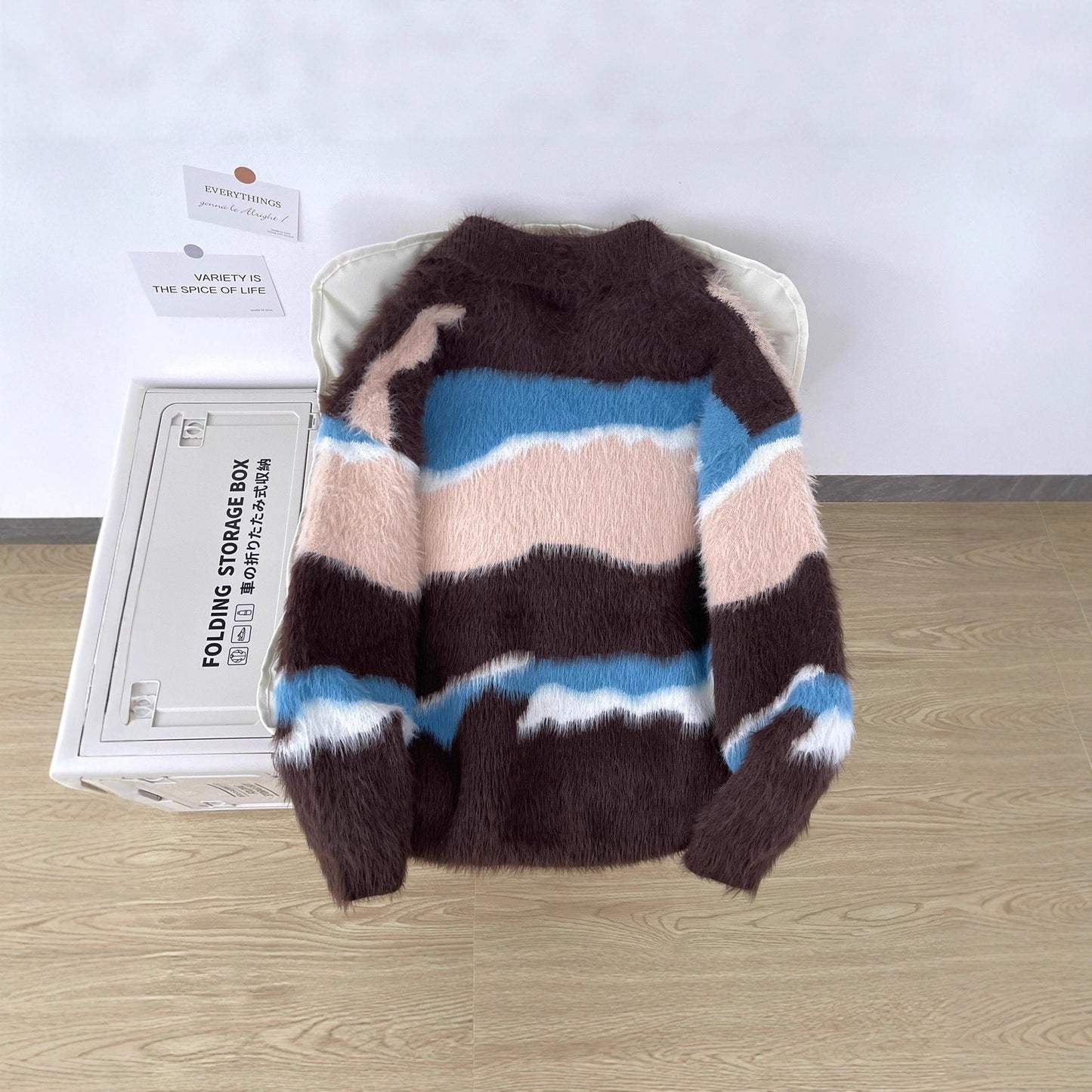 A knit top