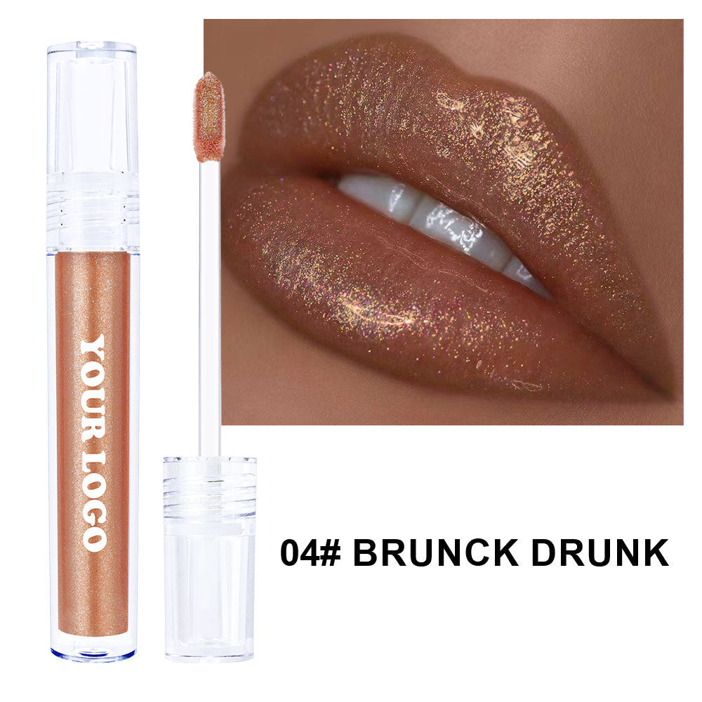 A mirror water gloss lip gloss lip glaze —— Customizable logo MOQ 100 pieces