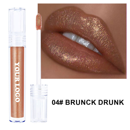 A mirror water gloss lip gloss lip glaze —— Customizable logo MOQ 100 pieces