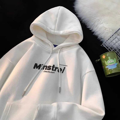 A hooded sweater