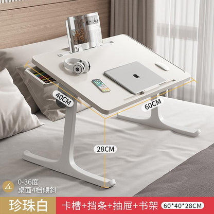 A folding table, bedroom, bay window, desk, household foldable table, dormitory bed table, lazy bed, balcony small storage