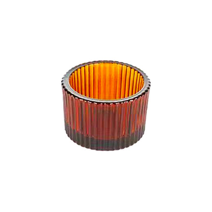 A Transparent glass candle cup Hot-selling candle holder cup Popular candle cup Empty glass aromatherapy cup