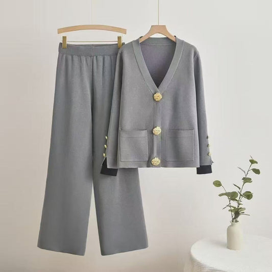 A knitted two-piece set
