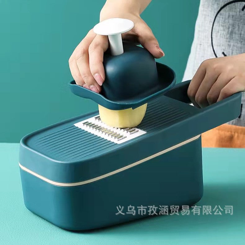 A shredded potato artifact, multi-functional cutting and shredding kitchen, household slicing, shredding, silk applicator, multi-purpose for salad