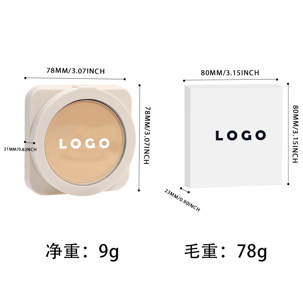 A makeup concealer oil control makeup setting powder