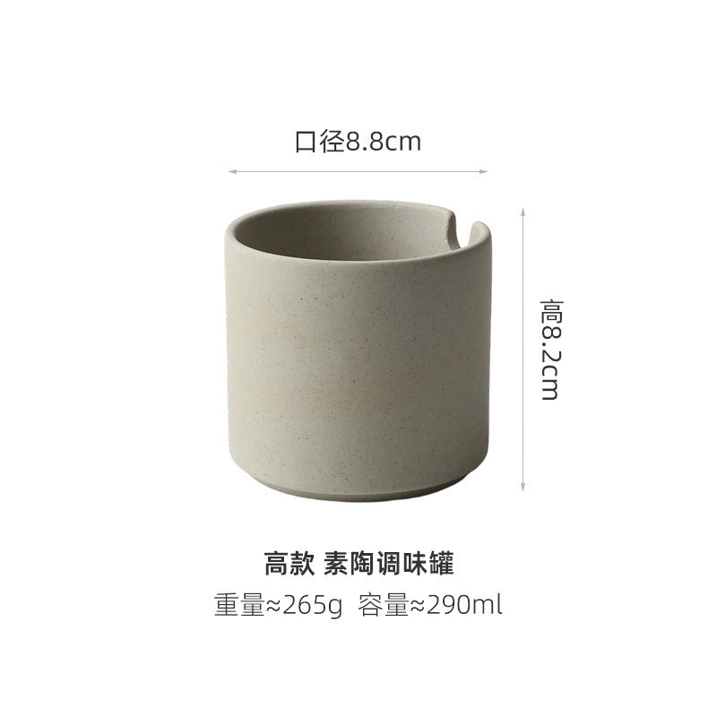A ceramic spice jar