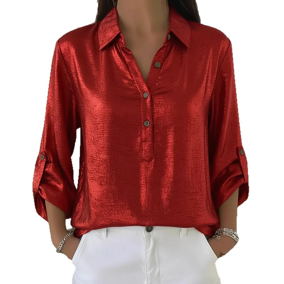 A Women's Long Sleeve Top