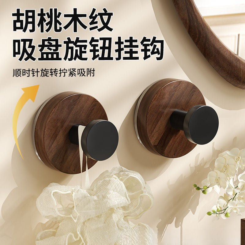 A suction cup plastic hook