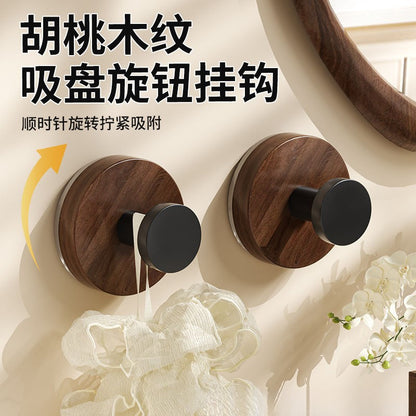 A suction cup plastic hook