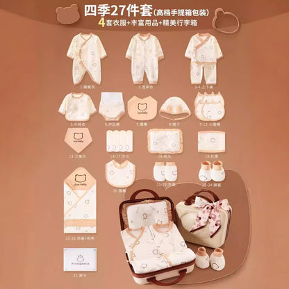 A11 Newborn gift bag, suitcase packaging, baby girl gift box, newborn boy clothes gift - Mixbatch